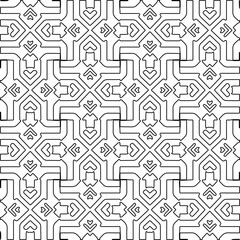 Repeat patterns.Abstract shapes from lines. Vector graphics for design, prints, decoration, cover, textile, digital wallpaper, web background, wrapping paper, clothing, fabric, packaging, cards.