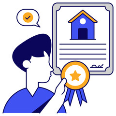 Editable design of contract paper