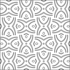 Repeat patterns.Abstract shapes from lines. Vector graphics for design, prints, decoration, cover, textile, digital wallpaper, web background, wrapping paper, clothing, fabric, packaging, cards.