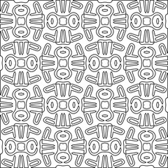 Repeat patterns.Abstract shapes from lines. Vector graphics for design, prints, decoration, cover, textile, digital wallpaper, web background, wrapping paper, clothing, fabric, packaging, cards.