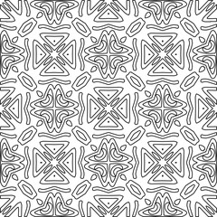 Repeat patterns.Abstract shapes from lines. Vector graphics for design, prints, decoration, cover, textile, digital wallpaper, web background, wrapping paper, clothing, fabric, packaging, cards.
