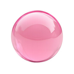 Vibrant Pink Sphere, Perfect for Design Projects