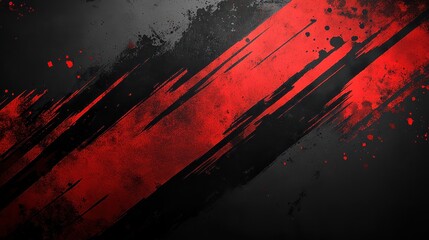 Abstract background with red and black color
