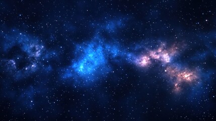 Obraz premium Cosmic Nebula: A Celestial Tapestry of Stars and Gas