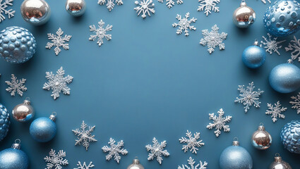 christmas background with balls