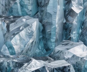 Glacial ice texture background with geometric patterns,  winter,  pattern,  crystal