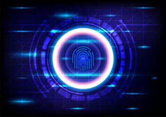 Hi-tech communication concept, Vector illustration of abstract technology background