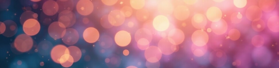 Obraz premium Abstract bokeh lights, dreamy summer feel, pastel tones, visual, pretty