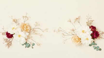Delicate floral arrangement featuring soft hues and intricate de