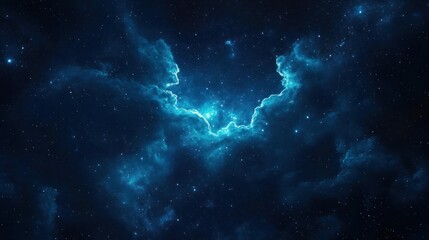 Fototapeta premium Celestial Nebula: A Deep Space Exploration