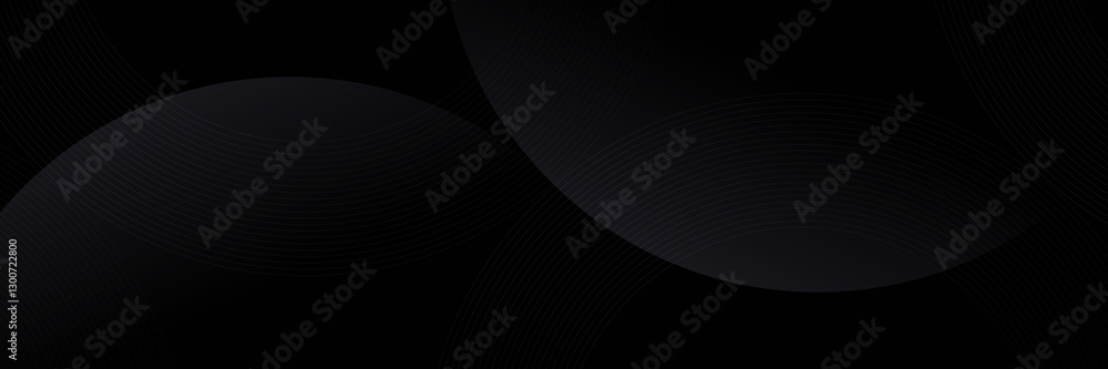 Poster abstract black wave background with subtle lines