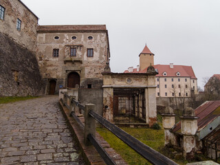 Brno, Czech Republic - January 25, 2025: View of Veveří Castle - a royal castle, a monument of...