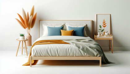 Brighten up your room with this beautiful and colorful bedding.