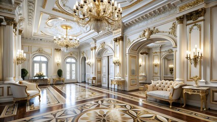 Obraz premium Grand Interior Design Rendering