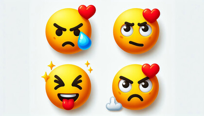 A brand-new set of expressive emoticons designed for modern conversations.