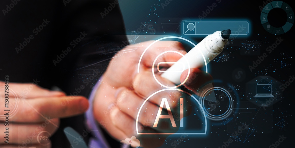 Poster ai, technology, processor, unit, artificial intelligence, central processing unit, innovation, proce