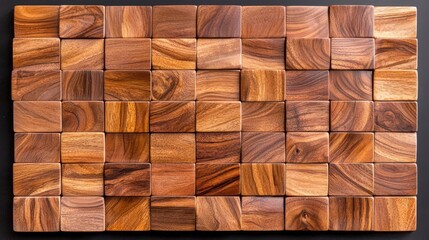 Wooden texture tiles arranged in a seamless pattern on a dark background.