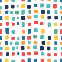 seamless pattern with geometric shapes