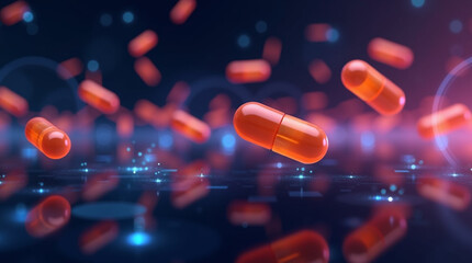 Revolutionizing Digital Healthcare: Floating Pills, Capsules, and Virtual Medicine