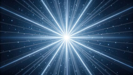 Obraz premium a radiant starburst pattern of brilliant light emanating from a central point