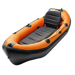 Durable Kayak Seat Isolated on Transparent Background, PNG