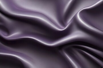 Fototapeta premium Close-Up of Smooth Purple Silk Fabric with Elegant Folds