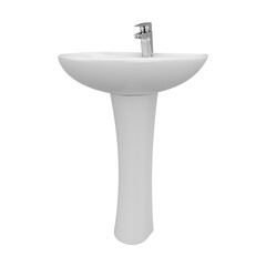 Salle de bain modeste