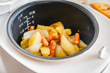 炊飯器で簡単ジャーマンポテト