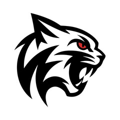 A beautiful cat logo vector 