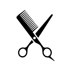 Barber shop icon vector art