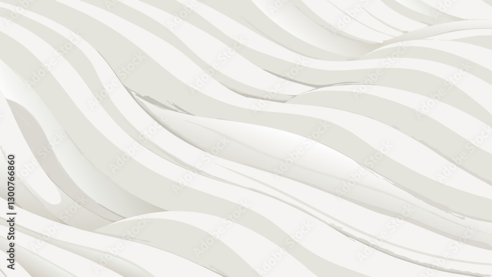 Poster abstract pattern with wavy lines. the image has a modern and minimalist design with soft curves and 