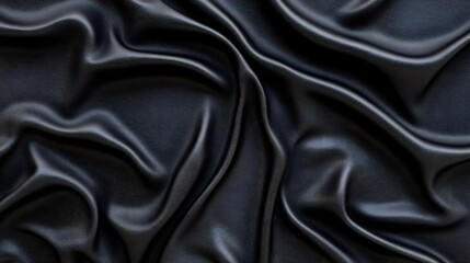 Fototapeta premium Elegant and Luxurious Black Leather Texture with Embossed Details