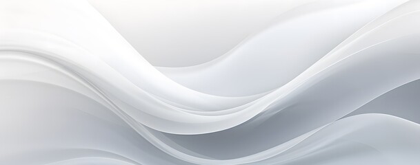 Obraz premium Abstract wavy flowing background white shape. white and gray abstract wavy background