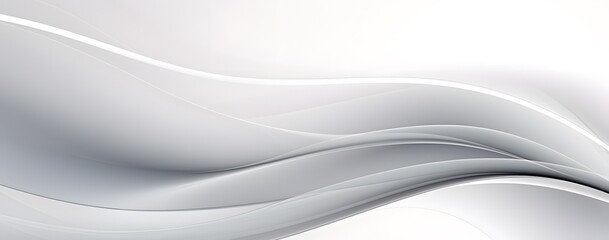 Abstract wavy flowing background white shape. white and gray abstract wavy background