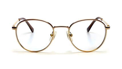 Fototapeta premium Gold-rimmed eyeglasses
