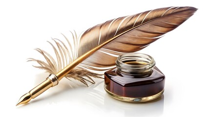 Quill Pen and Inkwell