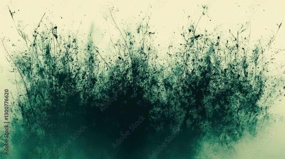 Poster abstract color gradients with splashes on glossy paper