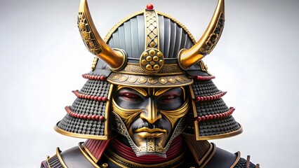 Obraz premium Samurai Helmet Bust