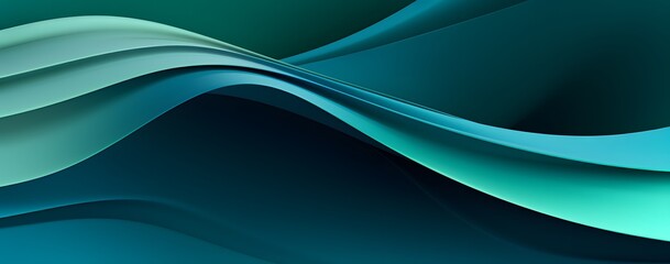 Bright blue and green wave. Abstract background with blue and green waves. stylized blue and green background with wavy and curved lines