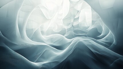 Obraz premium Ethereal Abstract Background with Soft Textures and Light Elements