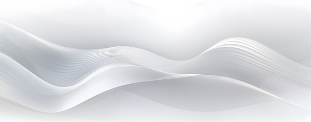 Obraz premium Abstract background with white waves. stylized white background with wavy and curved lines