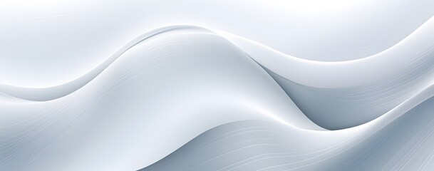 Obraz premium Abstract background with white waves. stylized white background with wavy and curved lines
