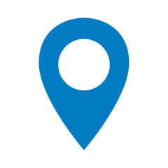 シンプルでフラットなピンのベクターアイコン｜Simple & Flat Pin Vector Icon