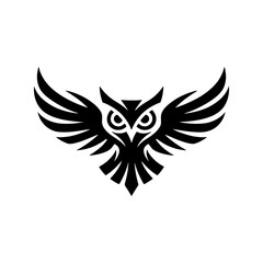 Obraz premium owl logo vector art 