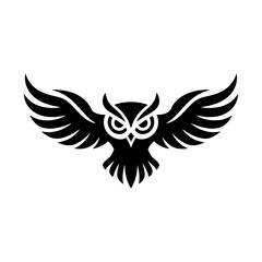 owl logo vector art 