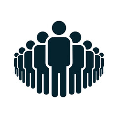 People crowd icon
