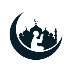 Ramadan traditional Islamic icon 