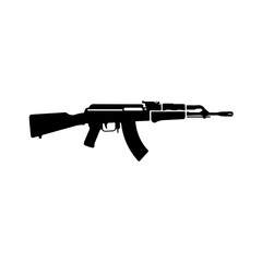 Rifle icon vector