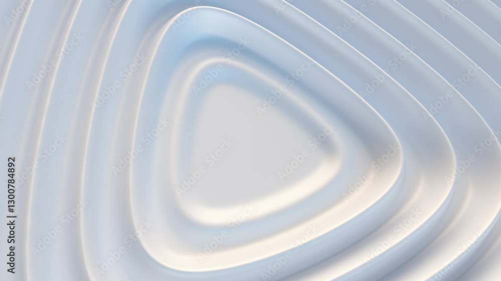 Poster white abstract 3d background. neutral bright motion texture with copy space. beautiful waves animati