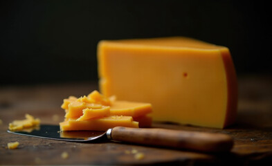 cheese on a plate american cheese month